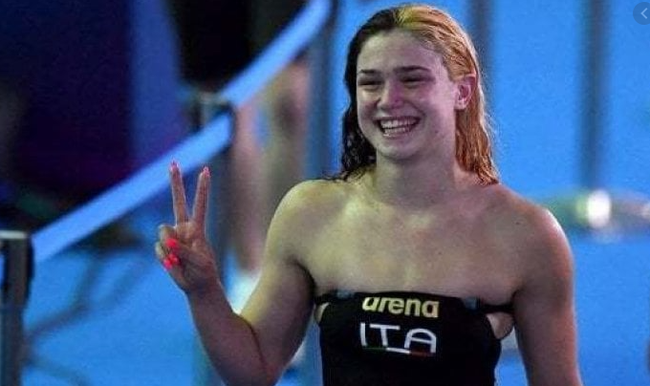 意大利16岁少女破蛙泳世界纪录 两年前就拿过世锦赛亚军
