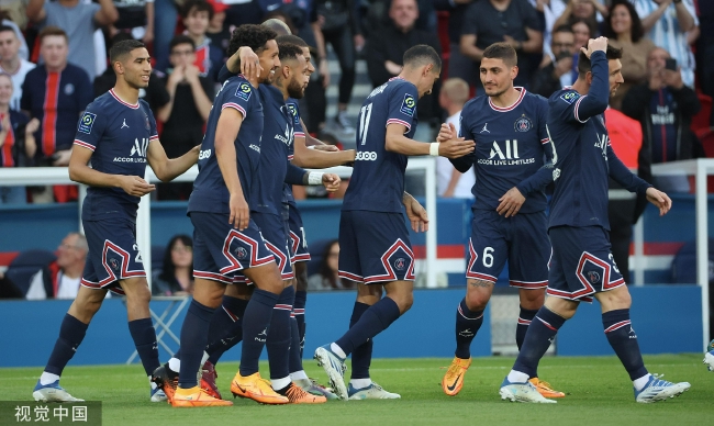 法甲-内马尔点射 梅西中柱+横梁 巴黎主场2比2战平特鲁瓦！