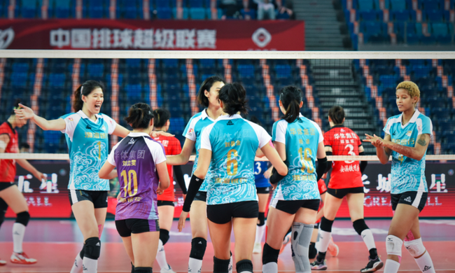 天津女排3-0横扫福建斩获排超8连胜