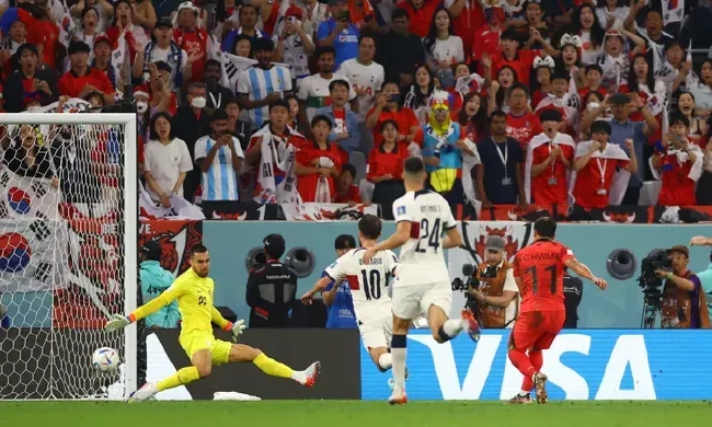 韩国2-1胜葡萄牙