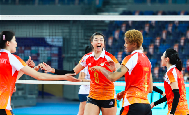 天津女排3-0横扫深圳斩获排超7连胜