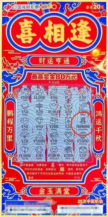 中奖彩票