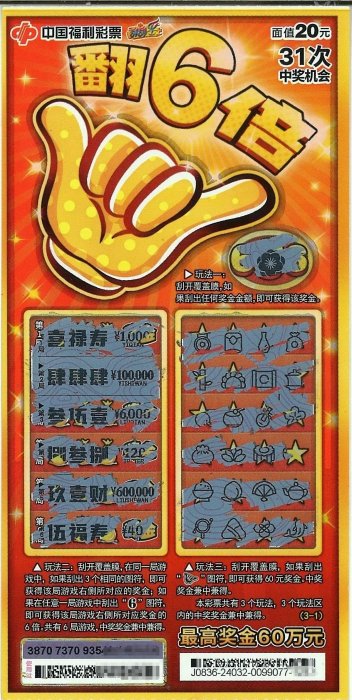 男子刮刮乐中10万大奖 用浪漫方式送妻子节日礼物