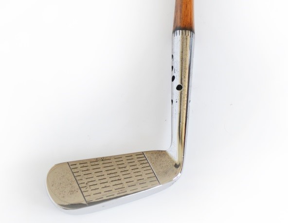 高尔夫收藏与历史之49 胡桃木铁杆的杆面条纹
