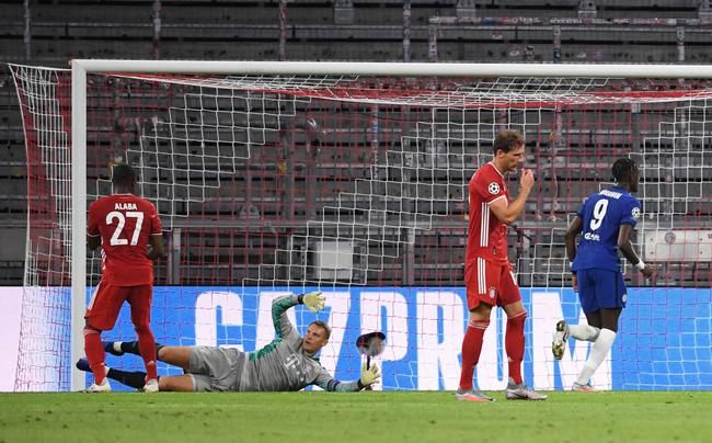 欧冠-莱万2传2射 拜仁4-1双杀切尔西 总分7-1晋级