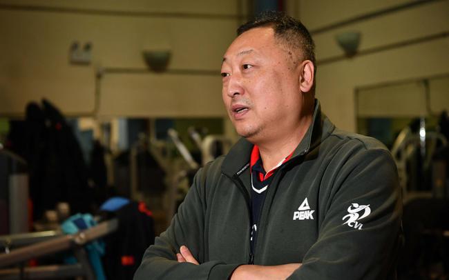北京男排主帅刘旭东承认球队有一弱点需加强。新京报记者 吴江 摄