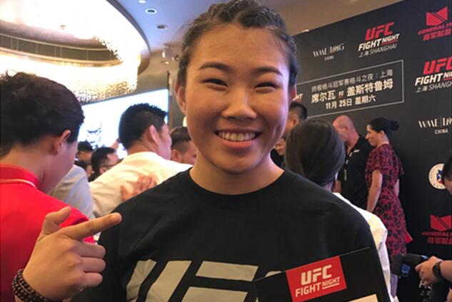 武亚楠将在UFC北京赛中冲击自己的八角笼首胜