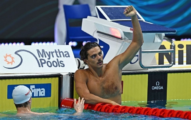 “意大利小胡子”切孔打破了男子100米仰泳的世界纪录