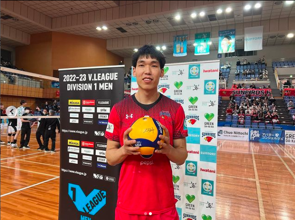 三得利太陽鳥副攻彭世坤榮膺本場MVP