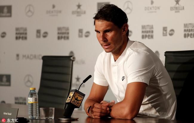 纳达尔在马德里赛前