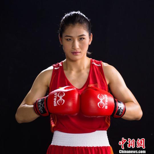 图为拳击运动员李倩。内蒙古自治区体育局供图