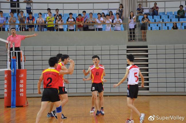 中国大学生排球联赛资料图