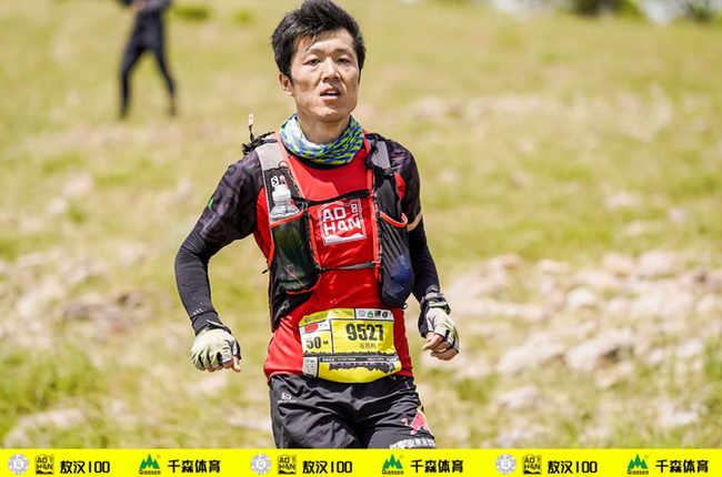 石胜利在比赛中