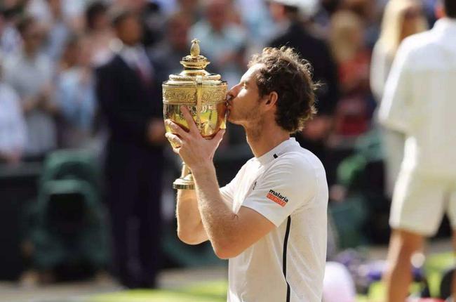 图为2016年英国网球选手穆雷夺冠时刻