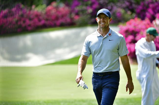 麦克罗伊在练习轮