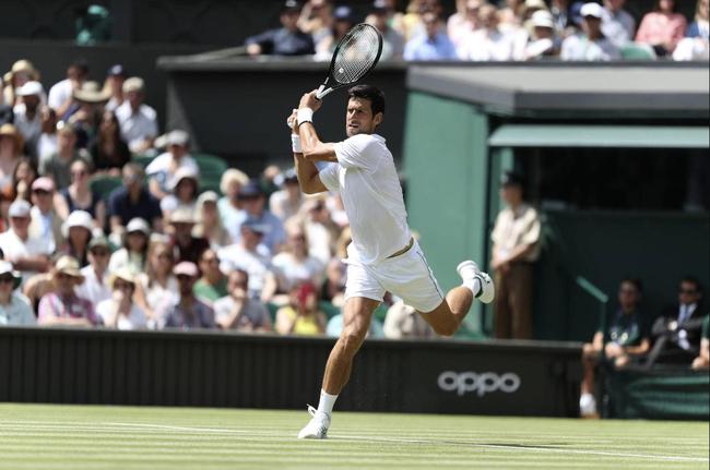 温网德约科维奇比赛瞬间