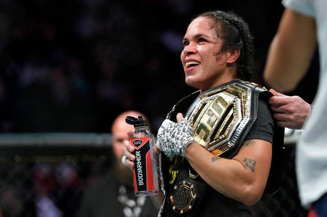 ufc中国讯 女子双量级冠军阿曼达-努涅斯(amanda nunes)在ufc250的赛