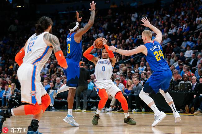 威少空砍准三双