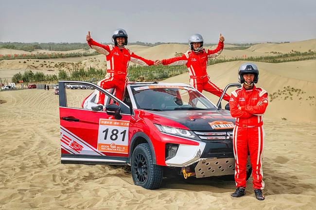 广汽三菱万隆俱乐部携两台非改装的奕歌车型参加环塔