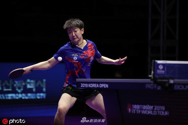 孙颖莎在韩国公开赛打进了女单四强