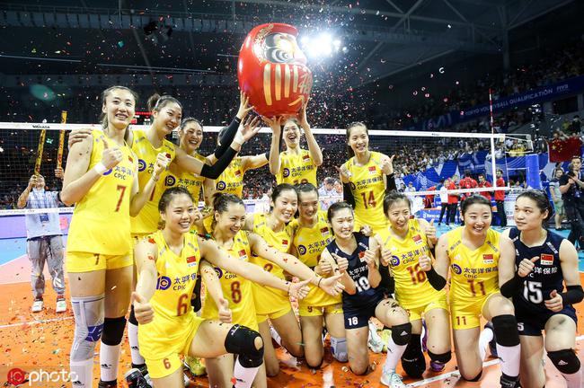 中國女排獲得奧運入場券