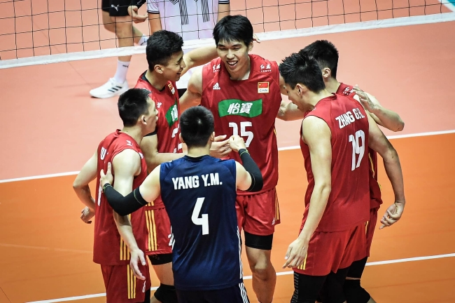 男排亚洲杯中国3-2挫韩国 第4次进决赛与日本争冠！