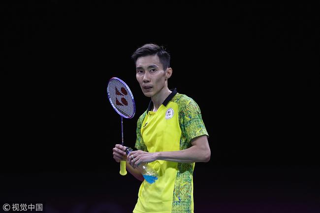 李宗伟在比赛中