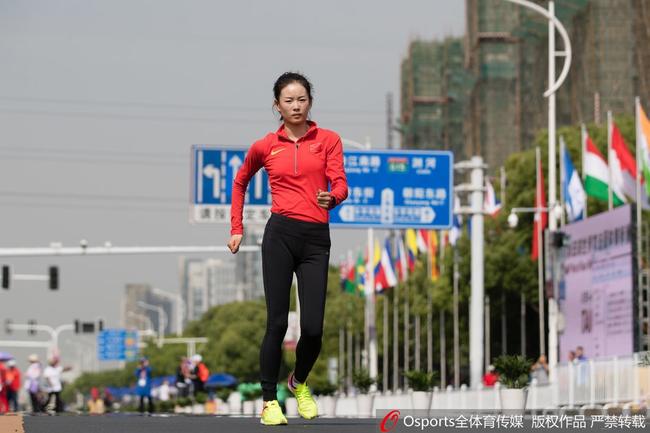 竞走团体世锦赛杨家玉现身
