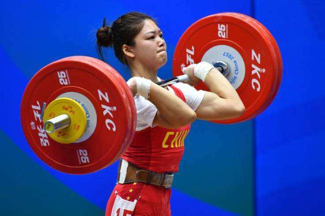 举重世锦赛两岸选手揽3冠3纪录陈桂明挺举摘金
