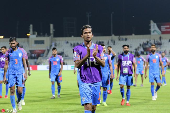 印度足球在2019年亚洲杯的征程以遗憾结束