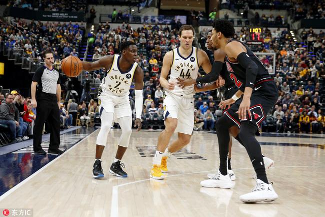 步行者横扫公牛