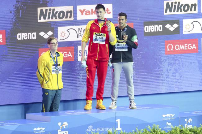 霍顿拒绝登领奖台后国际泳联颁新规