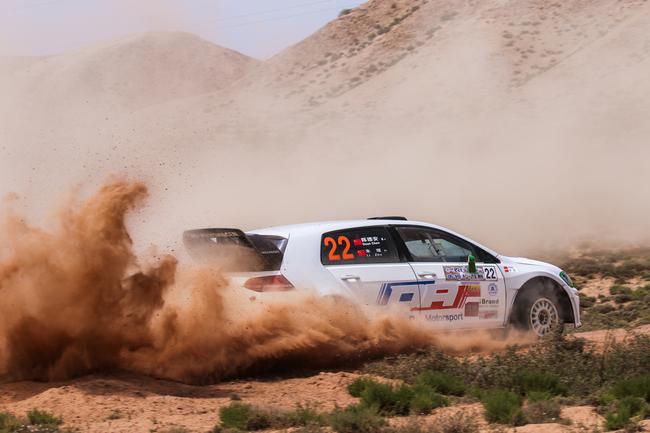 2019中国汽车拉力锦标赛张掖站结束了次日比赛争夺