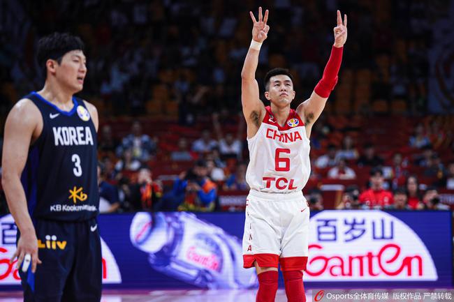 中国男篮击败韩国