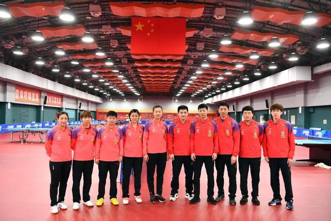 国乒合影