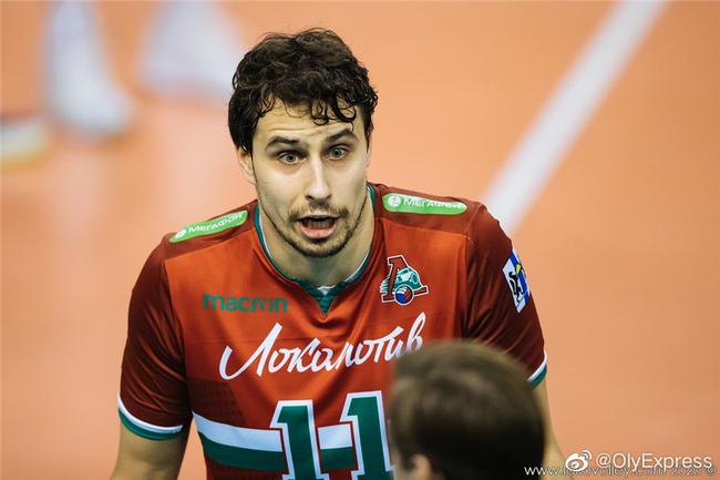 俄媒评赛季男排十大外援 圣彼得堡250万引克柳卡