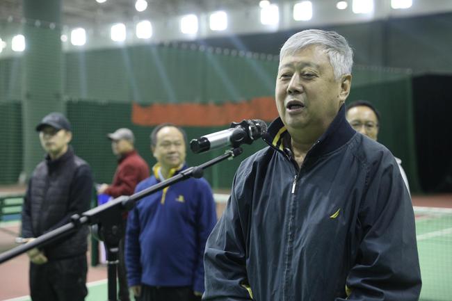国家体育总局原副局长、天天有网球首倡者王钧致辞