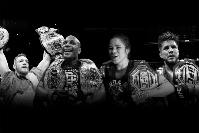 UFC历史上一共有7位选手赢得过双量级冠军头衔