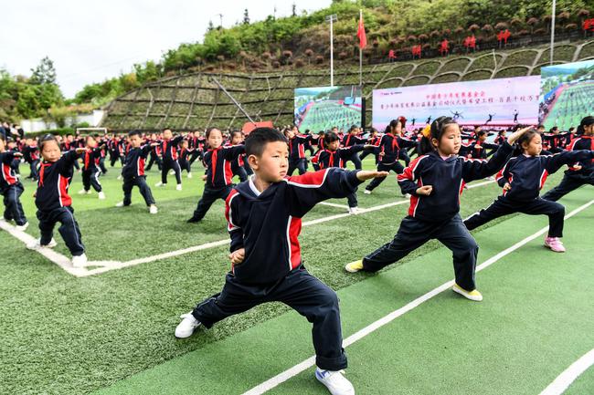 “少年强，中国强”武术表演