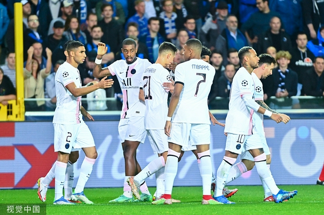 欧冠-姆巴佩助攻+伤退梅西中横梁巴黎客场1-1 - 懂球吧