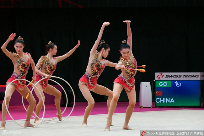 艺术体操世锦赛中国队获集体全能第五