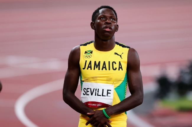 21岁的牙买加小将塞维尔有跑进9.80秒以内的能力