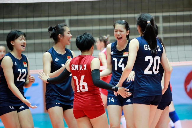 U18女排亚锦赛中国小组第二进四强 半决赛将战韩国！