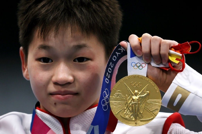 15岁的全红婵对于即将开始的游泳世锦赛为自己设定的目标是两个冠军