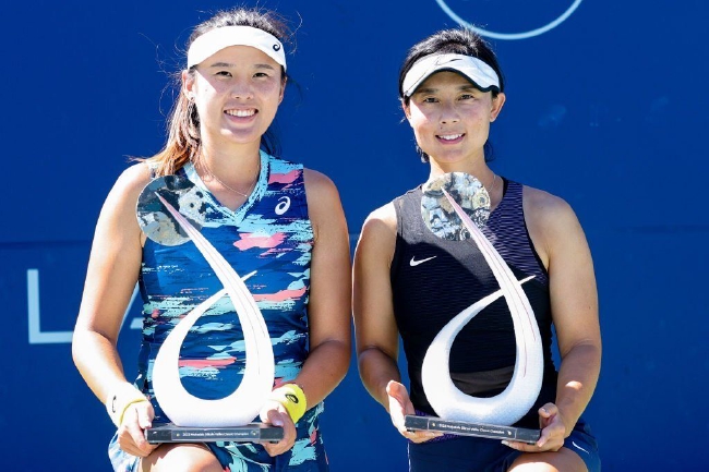 徐一璠/杨钊煊夺下两人合作以来的第二个WTA巡回赛女双冠军