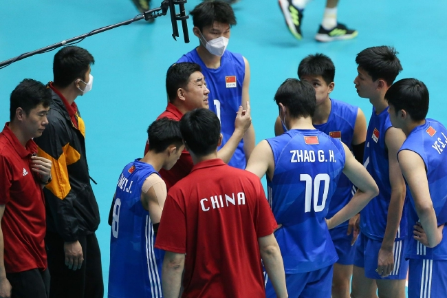 U18男排亚锦赛中国队3-2险胜中国台北 力夺第5名！
