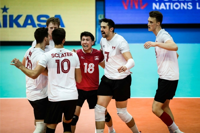 加拿大男排征战2022年国家联赛