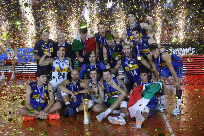 意大利男排荣膺2022年世锦赛冠军