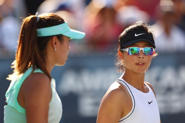 徐杨组合今天弘扬不俗，挺进四强