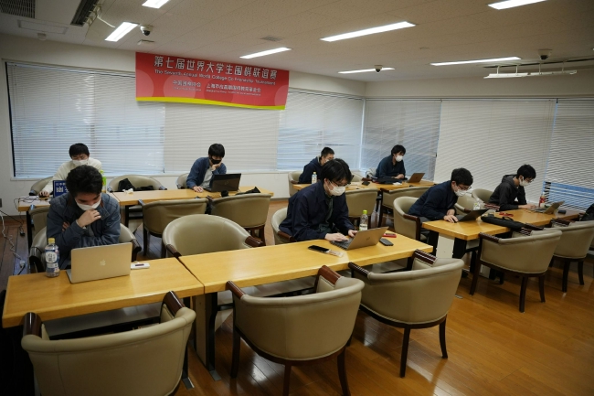 东京大学生联队在日本棋院进行比赛